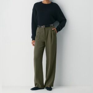 Aritzia Olive Green Trousers